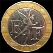 France 10 Franc reverse